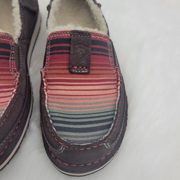 ARIAT Serape Cruiser Slip-on Loafer Shoes Women's 6- Striped Western - Picture 2 of 8